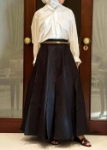 صورة Nova Multi Panel Skirt Black