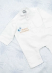 Picture of White Al Jazeera Dishdasha For Newborn (With Embroidery 1st Dishdasha)