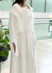 Picture of Nova Crop Top Linen Dress White
