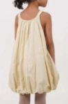 صورة تيا فستان سادة بدون أكمام مع حافة بالون للبنات B0130