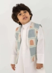 Picture of Tiya Beige Ramadan Vest For Boys V0014