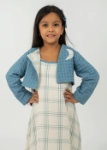 Picture of TIYA Two Pcs Set With Blue Top For Girls ST285
