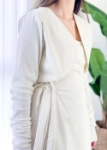 صورة Nova Vogue Dress With Crop Top Off-White