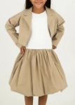 Picture of Beige Two-Piece Set Of White Dress And Jacket