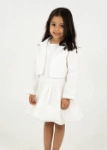 Picture of White Two-Piece Set Of White Dress And Jacket
