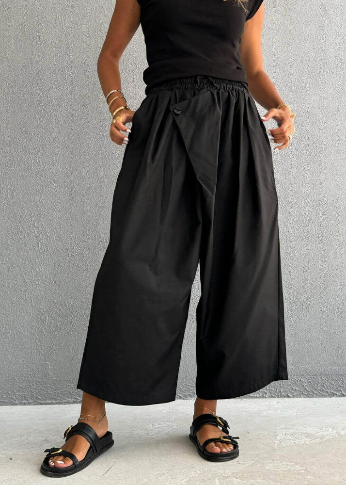 Picture of 7403 Black Loose Pants For Women