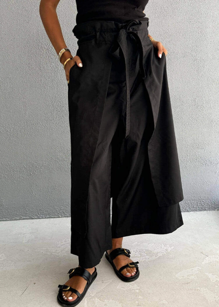 Picture of 7407 Black Loose Pants For Women