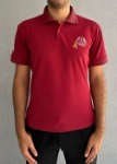 Picture of BBS Senior Male Red PE Polo T-Shirt