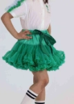 Picture of 7588 Green Fluffy Skirt For Girls