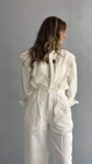 Picture of 7408 White Oversize Shirt For Women