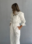 Picture of 7408 White Oversize Shirt For Women