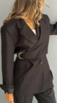 Picture of 7495 Black Blazer For Women