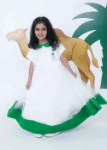 Picture of 7594 Saudi National Day Dress Polo Cut For Girls