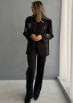 Picture of 7653 Black Blazer For Women