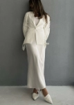 Picture of 7649 White Blazer For Women