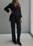 Picture of 7648 Black Blazer For Women