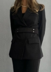 Picture of 7639 Black Blazer For Women