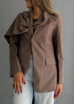 Picture of 7641 Coffee Blazer For Women