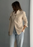 Picture of 7642 Beige Blazer For Women