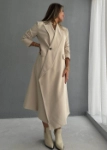 Picture of 7650 Beige Coat For Women