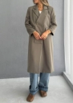 Picture of 7590 Olive Green Coat For Women