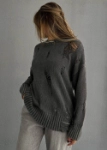 Picture of 7676 Dark Grey Pullover For Women